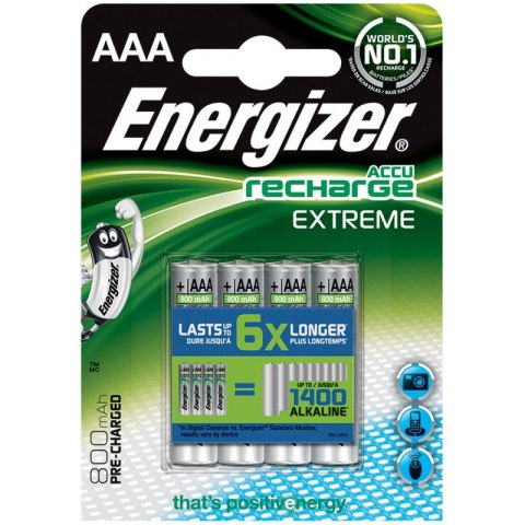 Akumulatorki Energizer Extreme AAA HR3 800mAh (4) Energizer