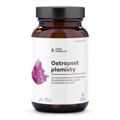 Aura Herbals Ostropest plamisty 80% Sylimaryny 90 kapsułek