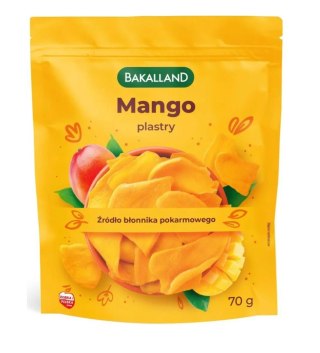 Bakalland Mango suszone plastry 70 g