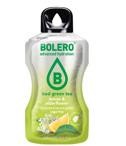 Bolero Iced Green Tea Lemon & Elderflower 3g