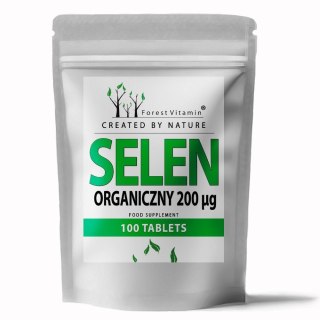 Forest Vitamin Selen Organiczny 200 µg 100 tabletek