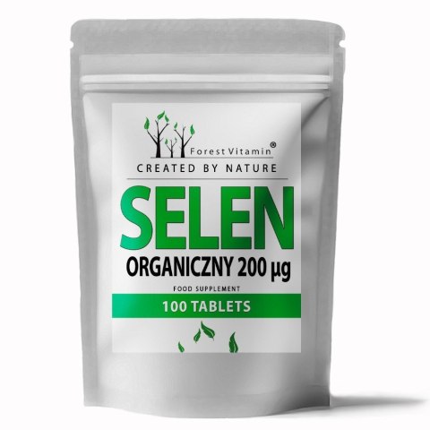 Forest Vitamin Selen Organiczny 200 µg 100 tabletek