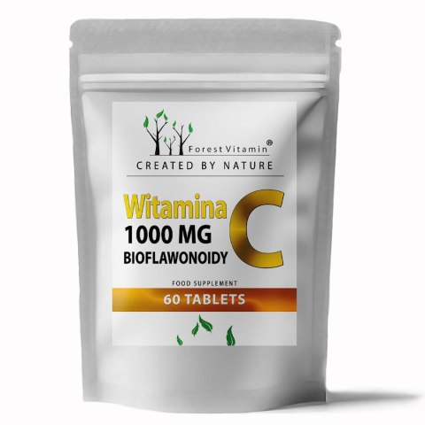 Forest Vitamin Witamina C 1000 mg + Bioflawonoidy 60 tabletek