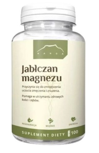 Nanga Jabłczan magnezu 700 mg 100 kapsułek