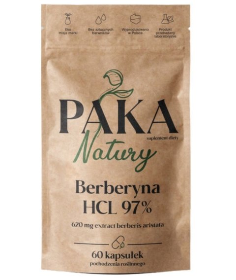 Paka Natury Berberyna HCL 97% 60 kapsułek