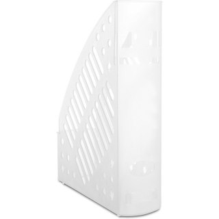 Pojemnik na dokumenty Donau A4/70mm transparentny biały Donau