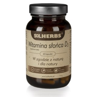 SOLHERBS Witamina D3 60 kapsułek