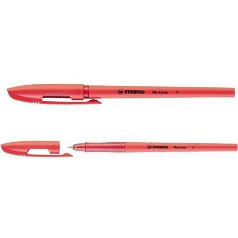 DŁUGOPIS STABILO RE-LINER CZERWONY Stabilo