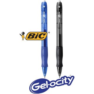 Długopis żelowy BiC Gelocity czarny Bic