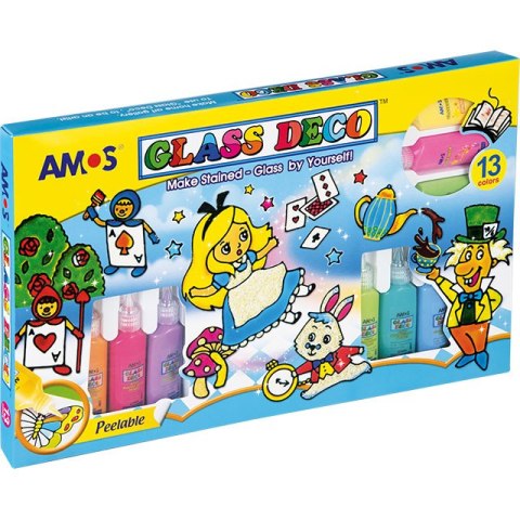 FARBY WITRAŻOWE AMOS 22ml*13 KOLORÓW Amos