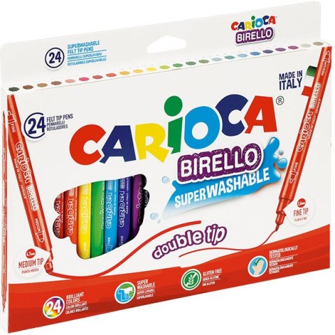 FLAMASTRY CARIOCA BIRELLO 24 KOLORY CARIOCA