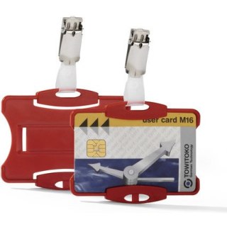 HOLDER DO KARTY DURABLE CZERWONY Durable