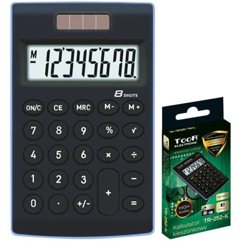 KALKULATOR TOOR TR-252 CZARNY TOOR