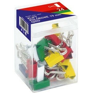 KLIPY DO AKT 19mm KOLOROWE (24) Grand