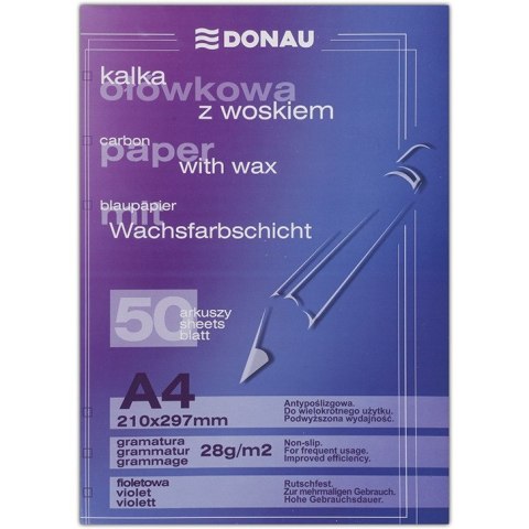Kalka ołówkowa Donau A4 z woskiem (50) Donau
