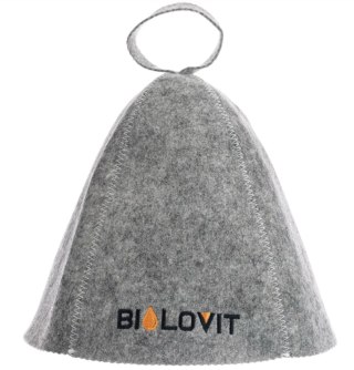 Bilovit Czapka do sauny filcowa szara