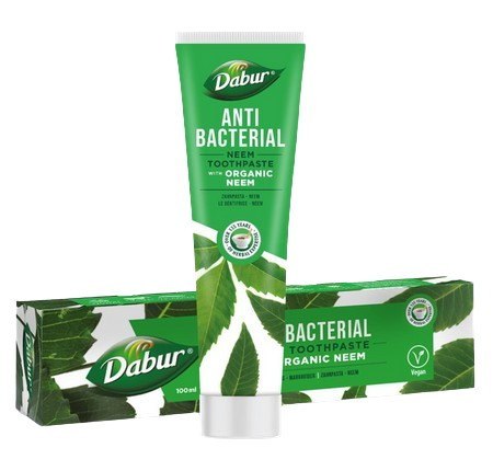 Dabur Pasta Do Zębów Przeciwbakteryjna Z Neem Bez Fluoru 100 ml