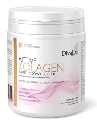 DivaLab Kolagen Tripeptydy wołowe 500 Da z naturalną witaminą C 250 g