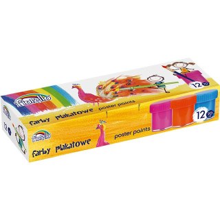FARBY PLAKATOWE FIORELLO 20ml*12 KOLORÓW FIORELLO