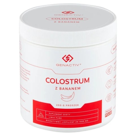Genactiv Colostrum z bananem proszek 200 g