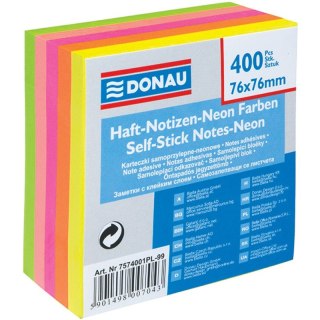 Karteczki Donau 76x76mm 5 kolorów (400) Donau