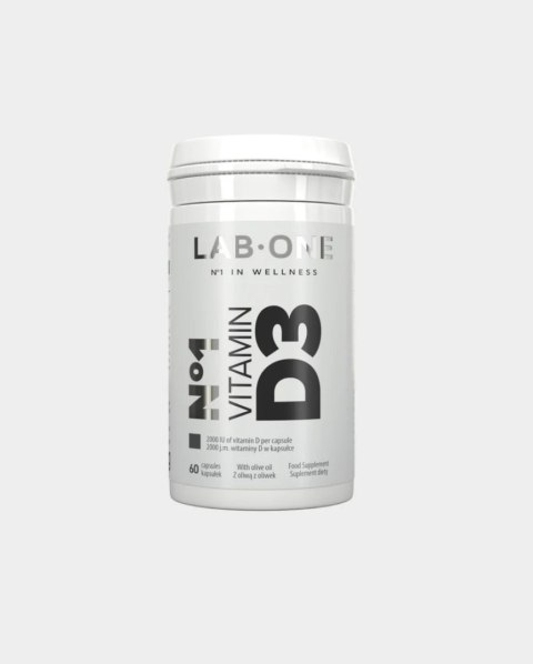LAB ONE N°1 Vitamin D3 60 kapsułek