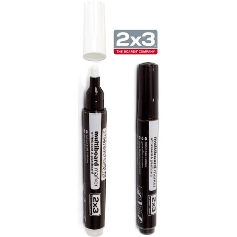 MARKER KREDOWY 2x3 10mm BIAŁY 2x3