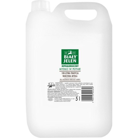 Mydło w płynie Biały Jeleń 5L Hipoalergiczne Biały Jeleń