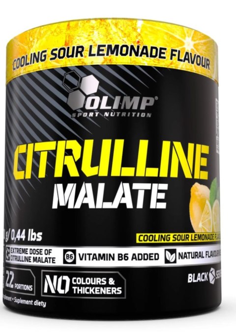 Olimp Citrulline Malate 200g o smaku sour lemonade