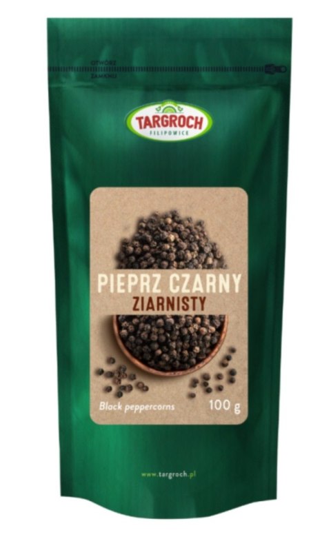 Targroch Pieprz czarny ziarnisty 100 g