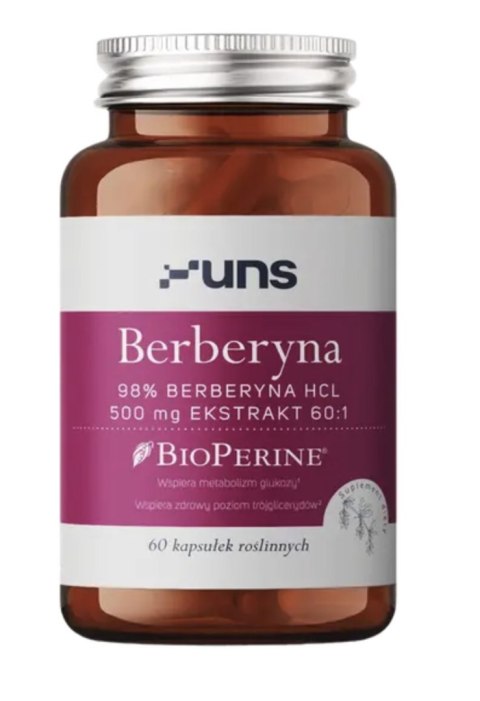 UNS Berberyna + Bioperine 60 vege kapsułek
