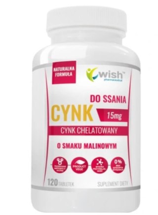 Wish Cynk 15 mg 120 tabletek do ssania