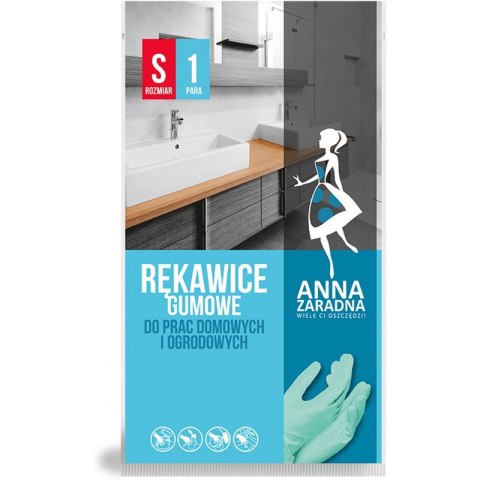 RĘKAWICE GOSPODARCZE GUMOWE "S" ANNA ZARADNA