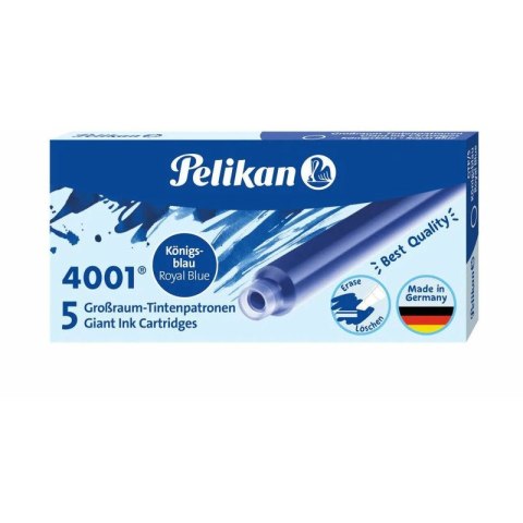 NABOJE ATRAMENTOWE PELIKAN DŁUGIE NIEBIESKIE (5) Pelikan