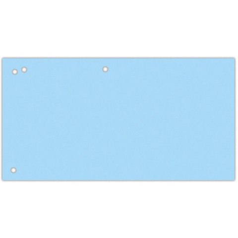 Przekładki kartonowe Office Products 1/3 A4 niebieskie (100) Office Products