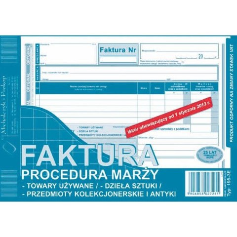 FAKTURA PROCEDURA MARŻY A5 (O+1K) Michalczyk i Prokop