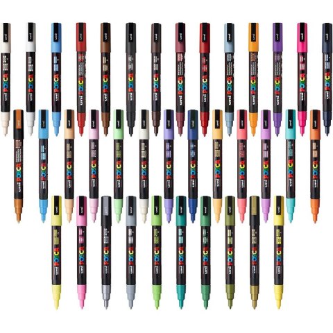 Marker z farbą plakatową Uni POSCA PC-3M jasnobrąz Uni