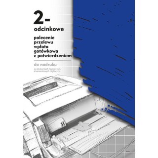 POLECENIE PRZELEWU/WPŁATA GOTÓWKOWA A4 2-ODCINKI (OFFSET) Michalczyk i Prokop