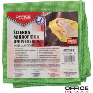 Ścierka z mikrofibry Office Products 30x30cm mix kolorów Office Products